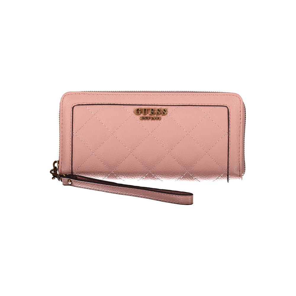 Guess Jeans Pink Polyethylene Women Wallet