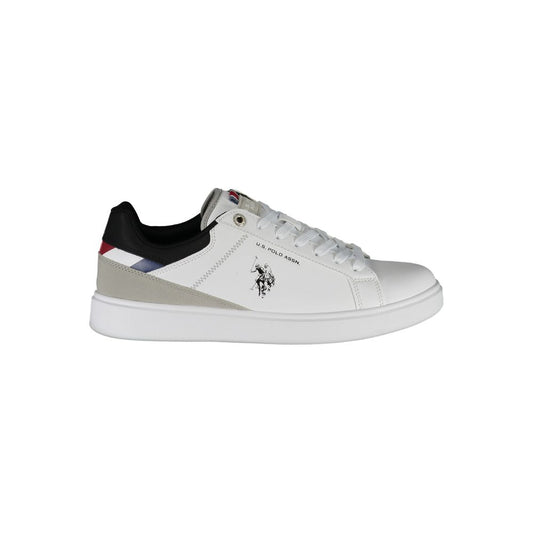 U.S. POLO ASSN. White Polyethylene Men Sneaker