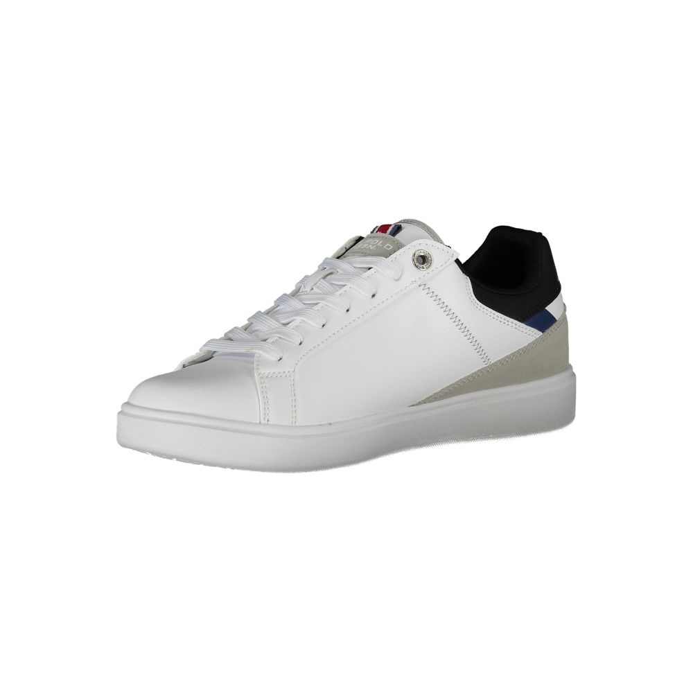 U.S. POLO ASSN. White Polyethylene Men Sneaker