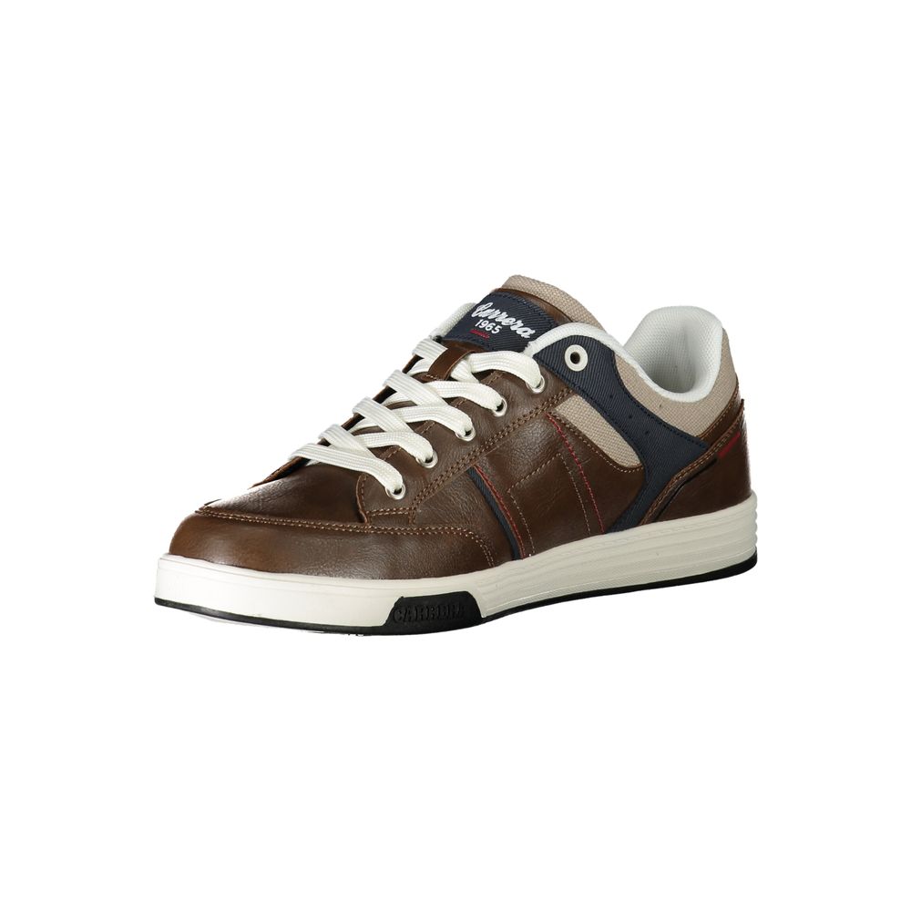 Carrera Brown Polyester Sneaker