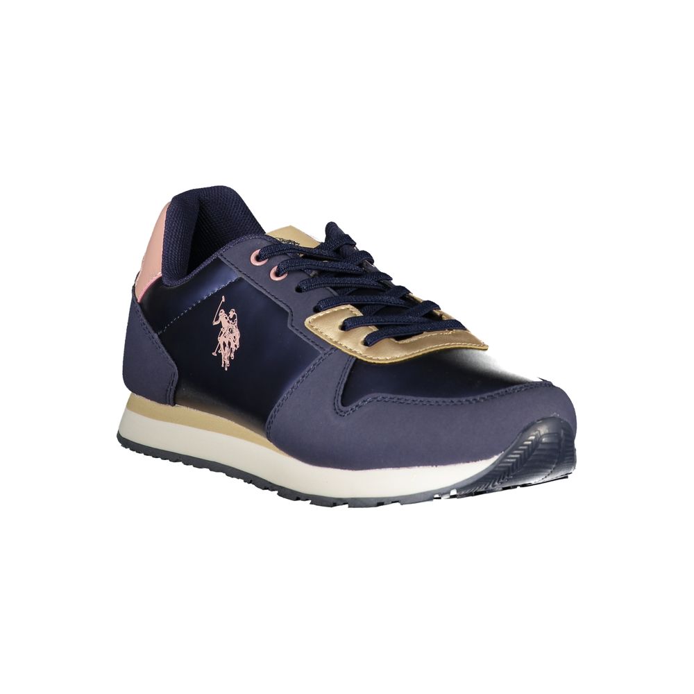 U.S. POLO ASSN. Blue Polyester Sneaker