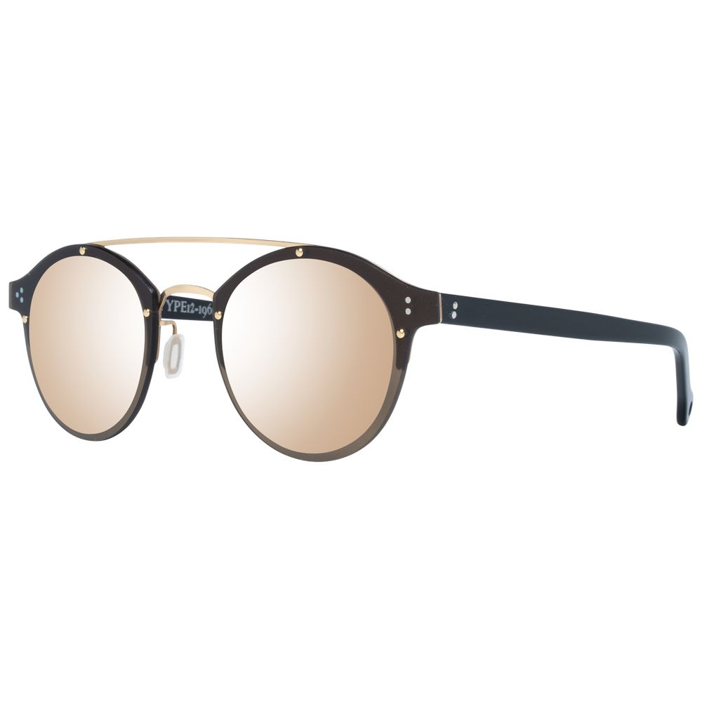 Hally & Son Brown Unisex Sunglasses