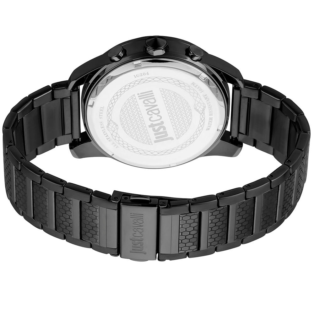 Just Cavalli Black Men Watch