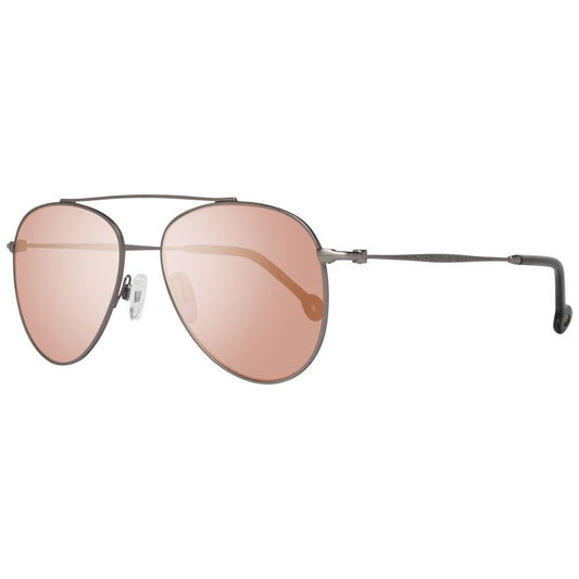 Hally & Son Gray Unisex Sunglasses