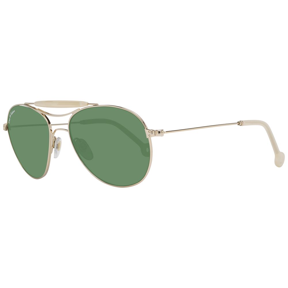 Hally & Son Gold Unisex Sunglasses