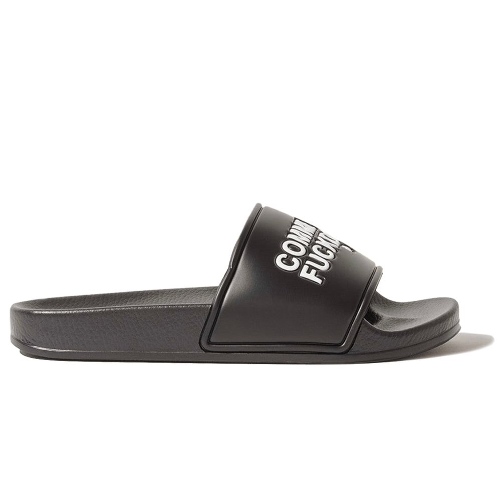 Comme Des Fuckdown Black Pvc Sandal