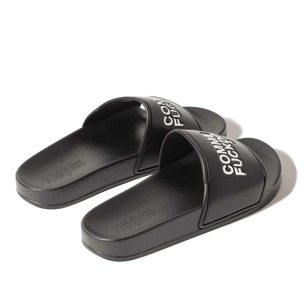 Comme Des Fuckdown Black Pvc Sandal