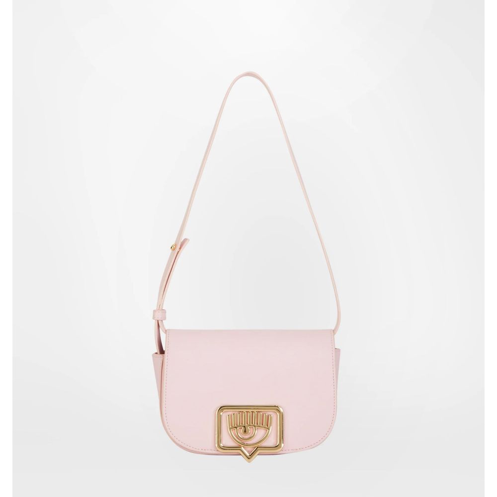 Chiara Ferragni Pink Polyester Women Shoulder Bag