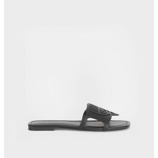 Chiara Ferragni Black Polyethylene Women Sandal