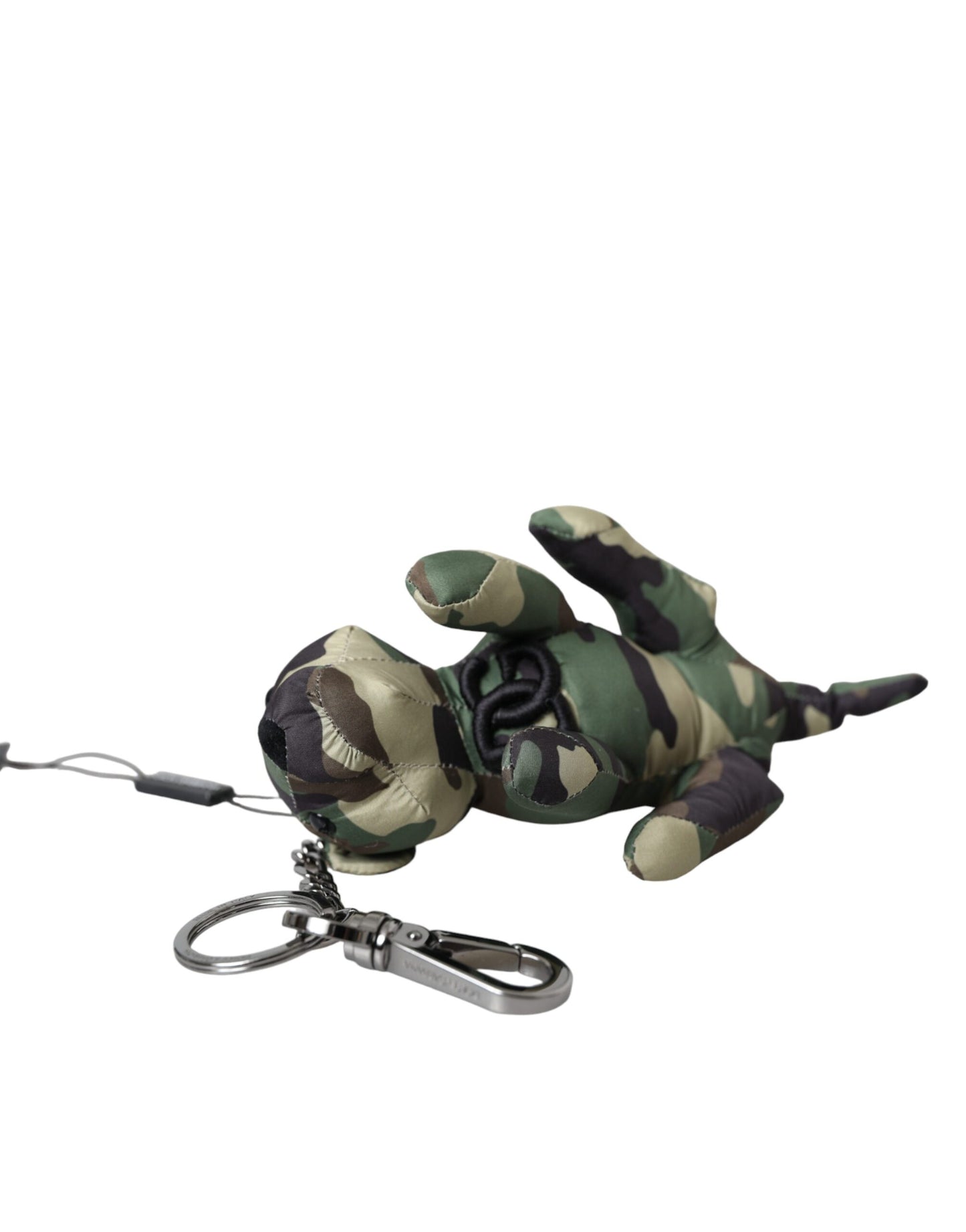 Dolce & Gabbana Multicolor Camouflage Animal Silhouette Keychain Keyring