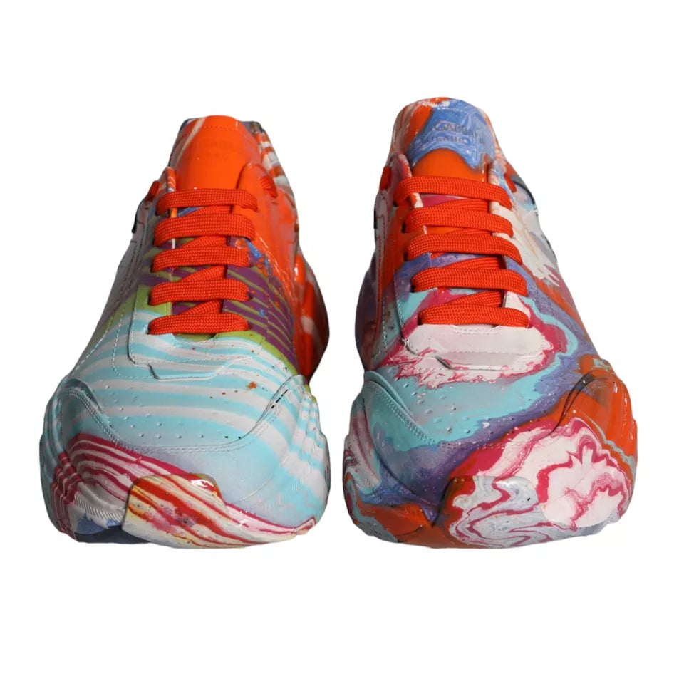 Dolce & Gabbana Multicolor Daymaster Low Top Sneakers Shoes