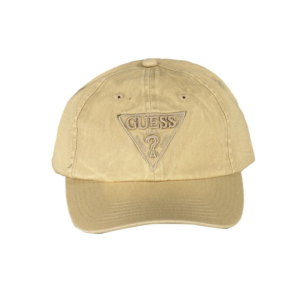 Guess Jeans Beige Cotton Hats & Cap