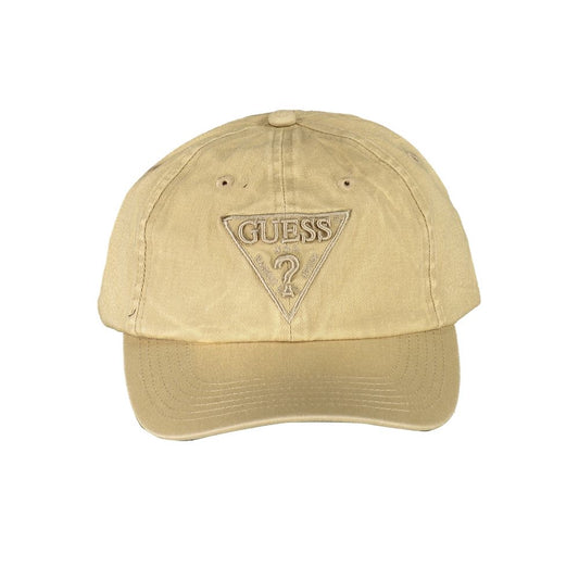 Guess Jeans Beige Cotton Hats & Cap