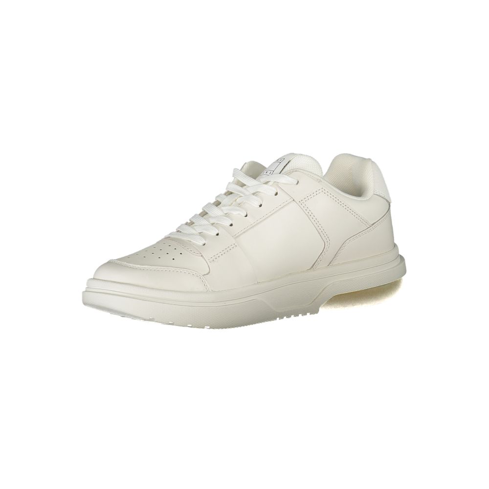 Tommy Hilfiger White Leather Women Sneaker