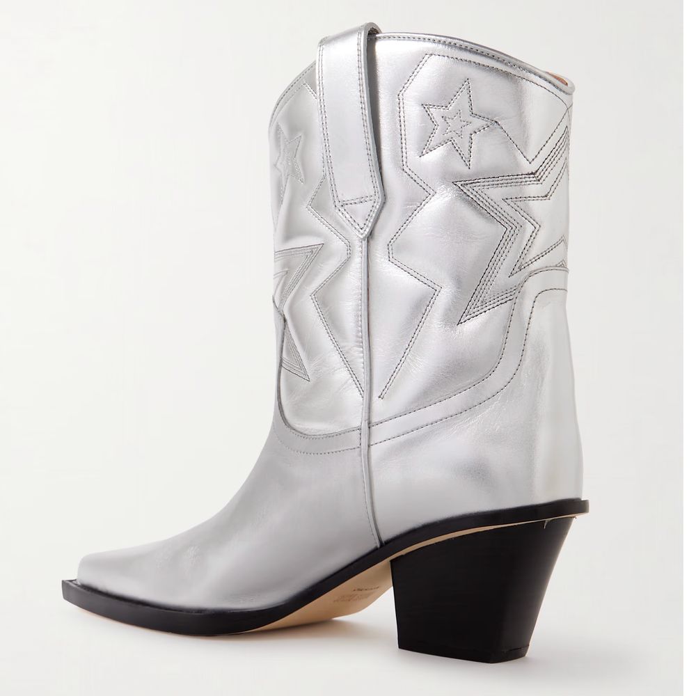 Paris Texas Gray Leather Boot