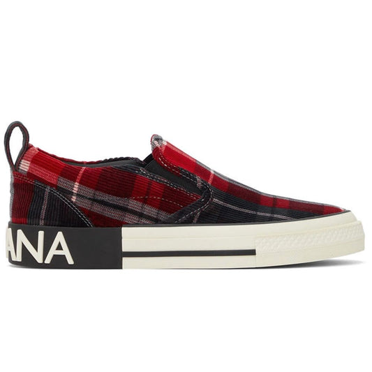 Dolce & Gabbana Red Cotton Sneaker