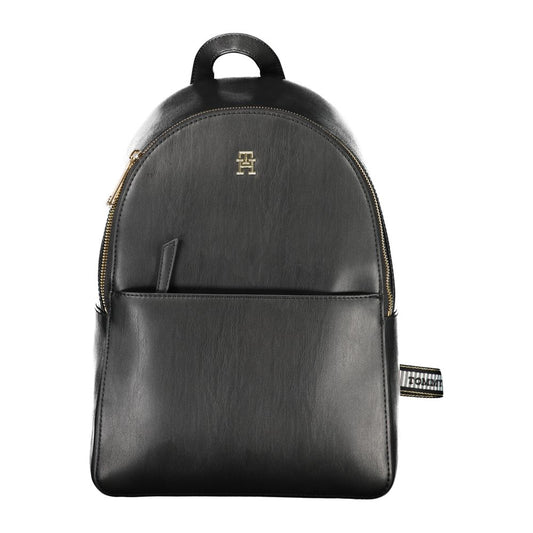 Tommy Hilfiger Black Polyethylene Backpack