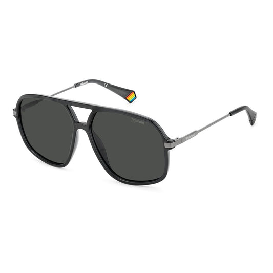 Polaroid Gray Plastic Sunglasses