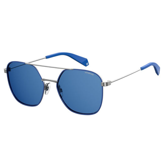 Polaroid Blue Metal Sunglasses