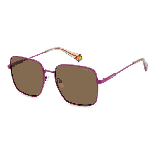 Polaroid Purple Metal Sunglasses