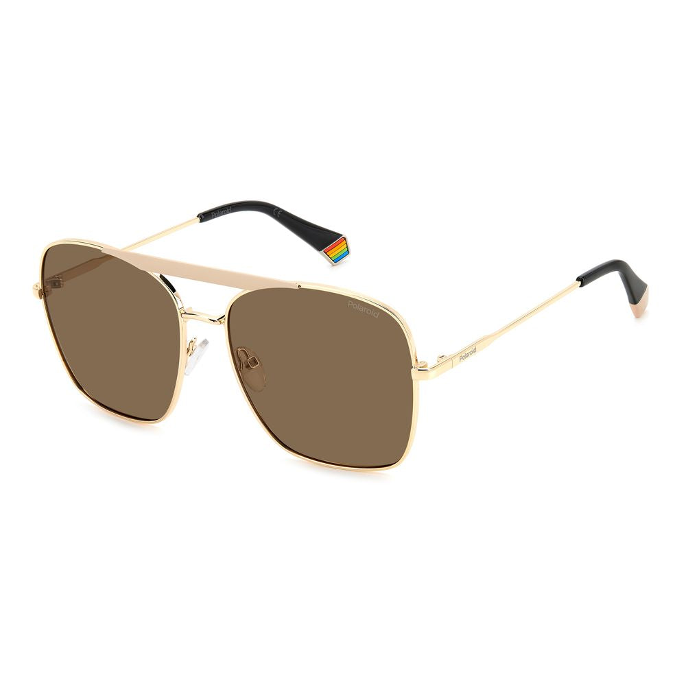 Polaroid Gray Metal Sunglasses