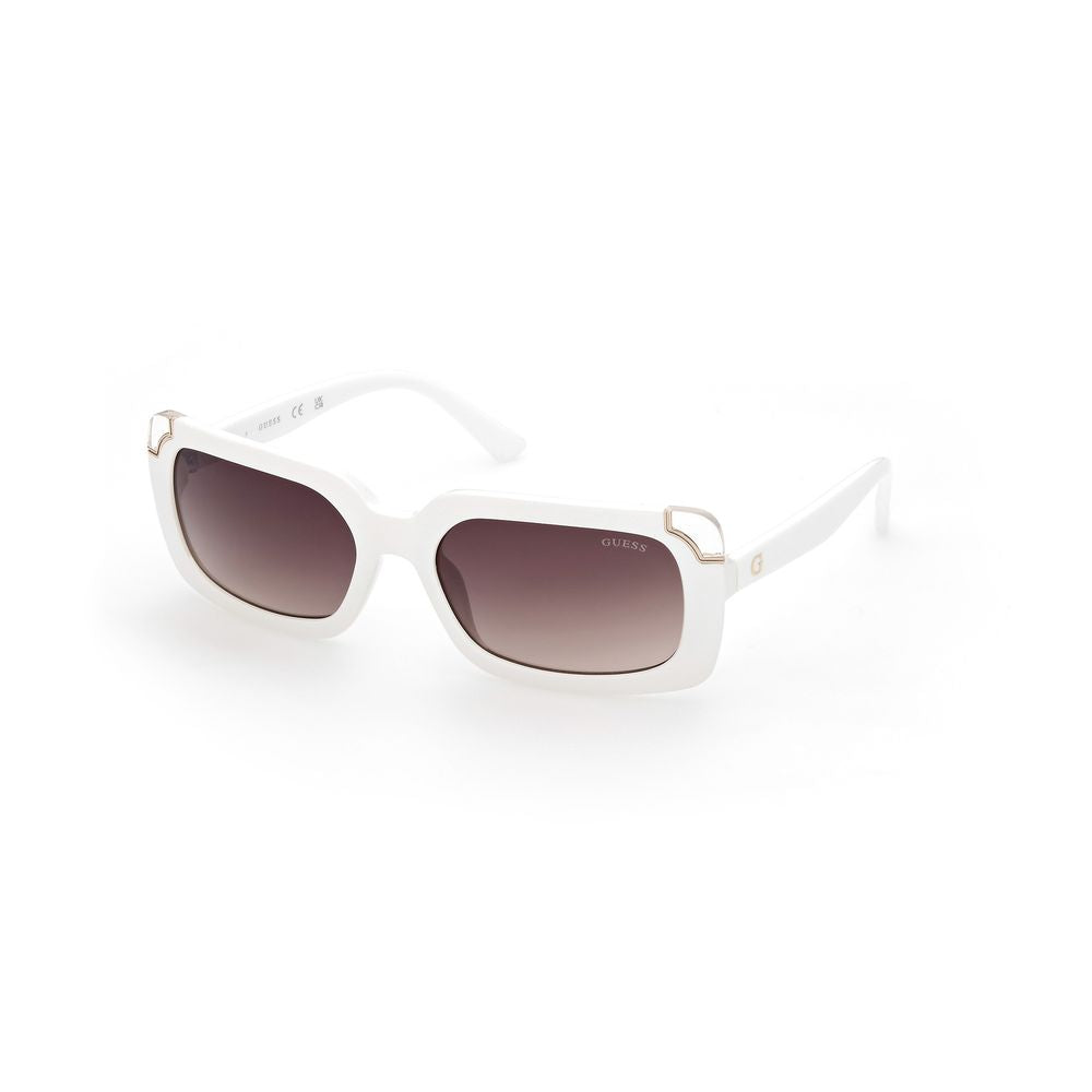 Guess White Injected Sunglasses