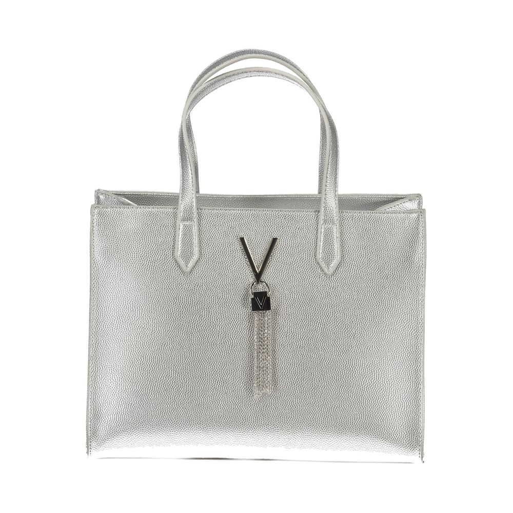 Valentino Bags Silver Polyethylene Handbag