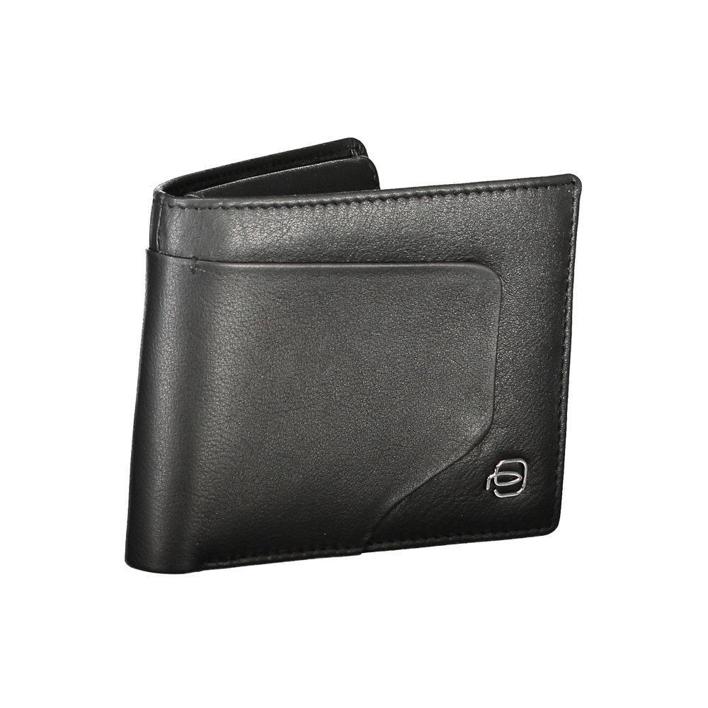 Piquadro Black Leather Wallet