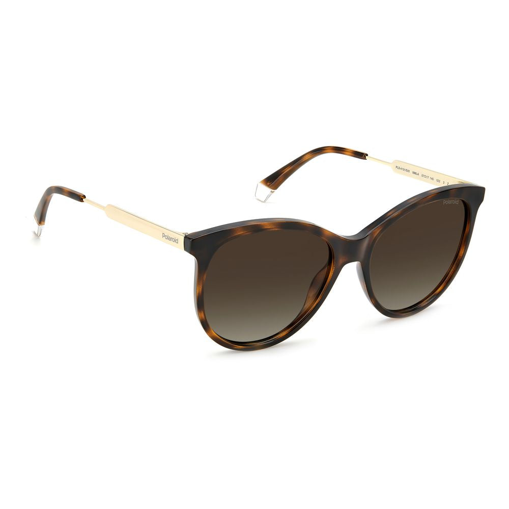 Polaroid Brown Resin Sunglasses