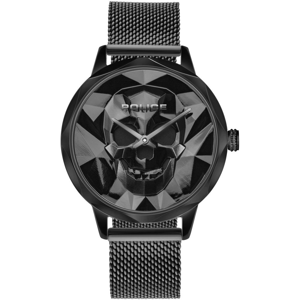 Police Black Stainless Steel Watch