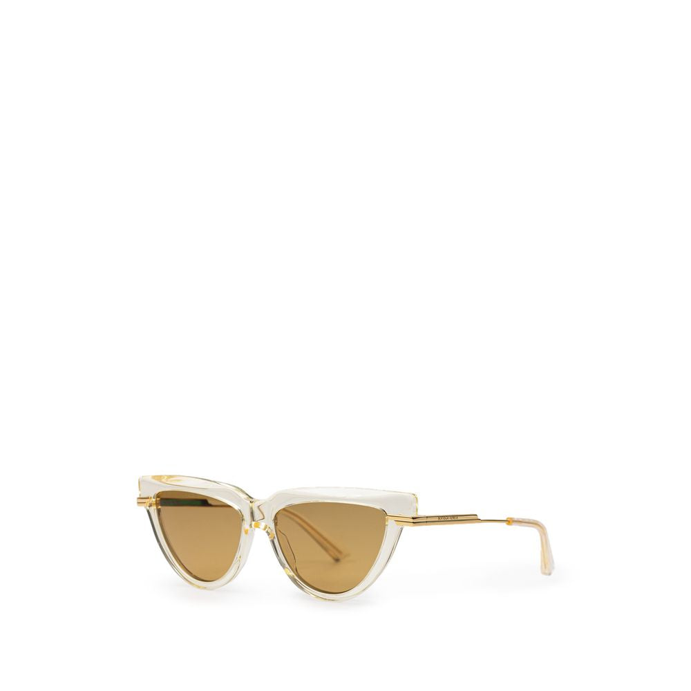 Bottega Veneta Beige Acetate Sunglasses