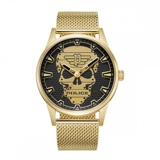 Police Gold Stainless Steel Watch