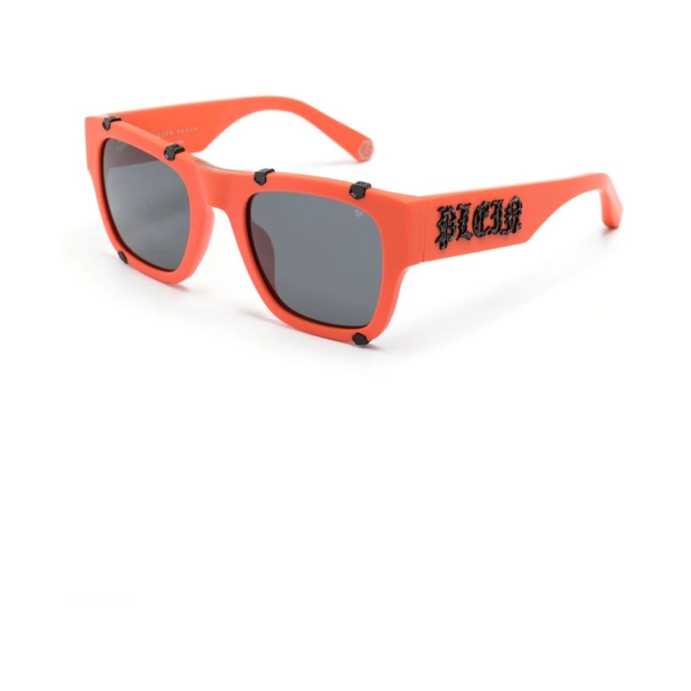 Philipp Plein Orange Acetate Sunglasses