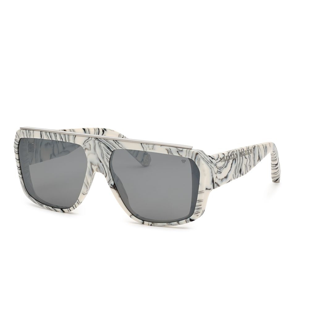 Philipp Plein White Injected Sunglasses