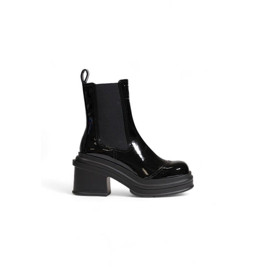 Armani Exchange Black Polyester Boot