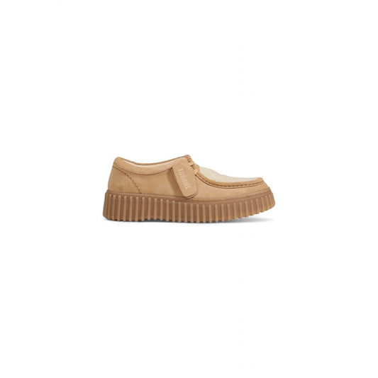 Clarks Beige Rubber Flat Shoe