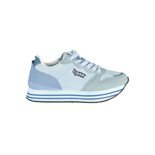 Gas Light Blue Polyester Sneaker