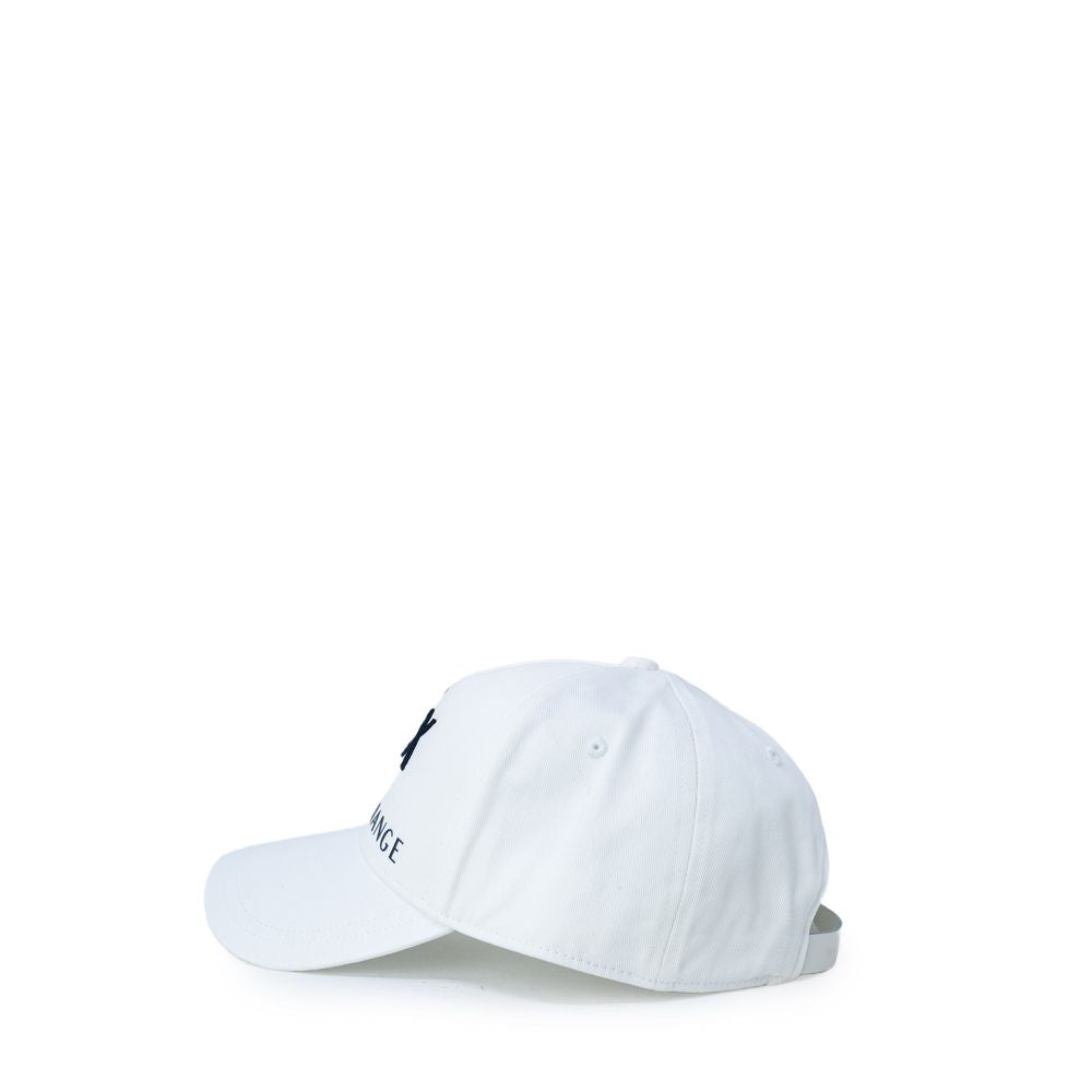 Armani Exchange Cream Cotton Hats & Cap