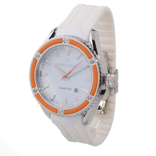 Folli Follie White Silicone Watch