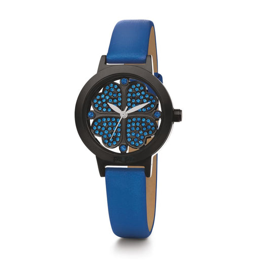 Folli Follie Blue Leather Watch