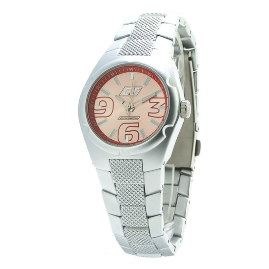 Chronotech Silver Polycarbonate Watch