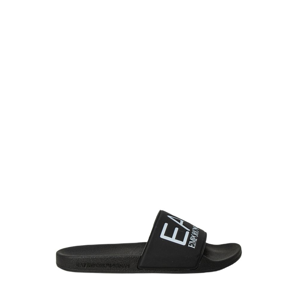 EA7 Emporio Armani Black Polyethylene Sandal