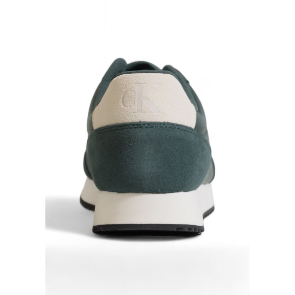 Calvin Klein Green Leather Sneaker