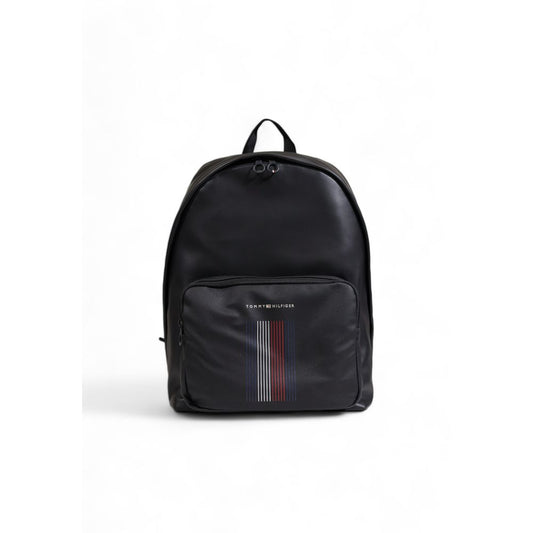 Tommy Hilfiger Black Polyethylene Backpack