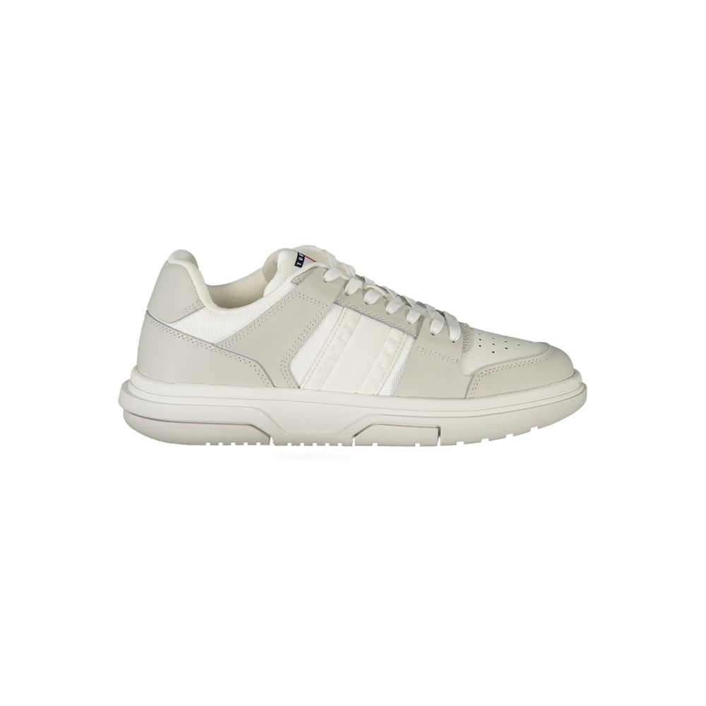 Tommy Hilfiger White Polyester Sneaker