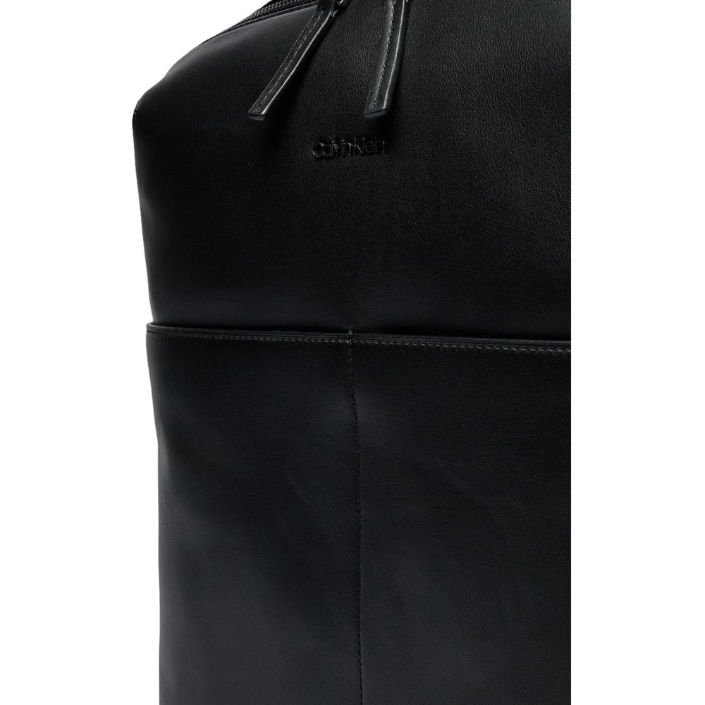 Calvin Klein Black Polyethylene Backpack