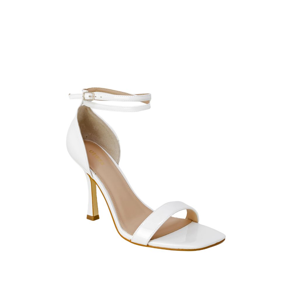 Guess White Polyester Pump