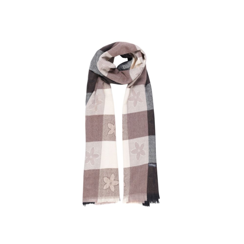 Sandro Ferrone Gray Viscose Scarf