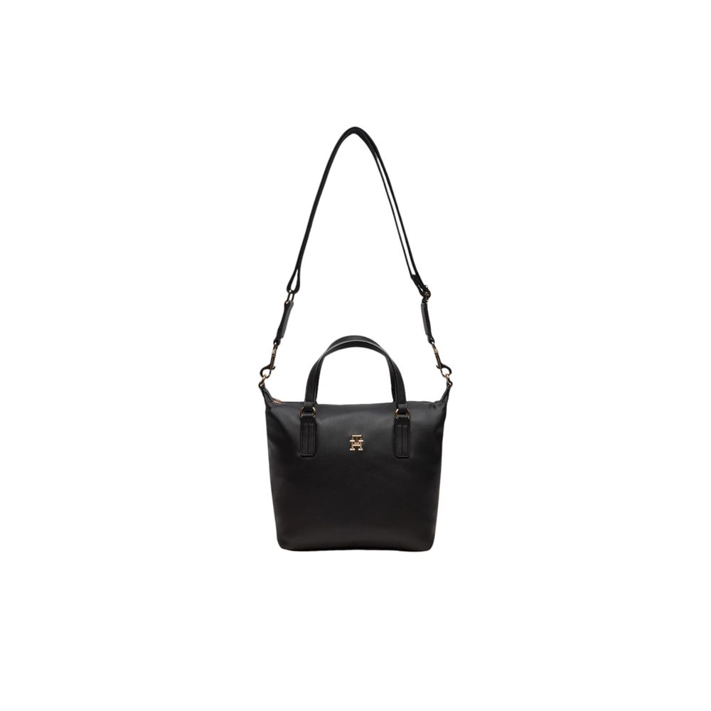 Tommy Hilfiger Black Recycled Polyester Handbag