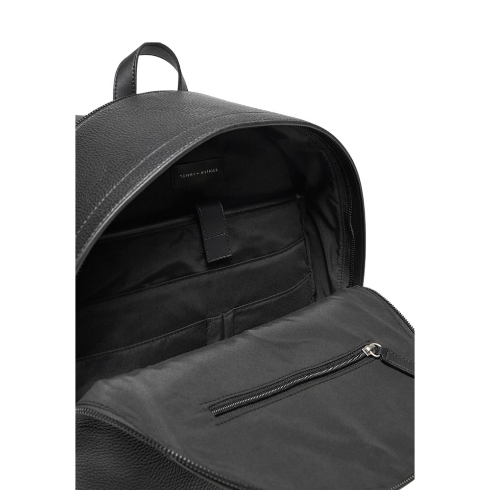 Tommy Hilfiger Black Polyethylene Backpack